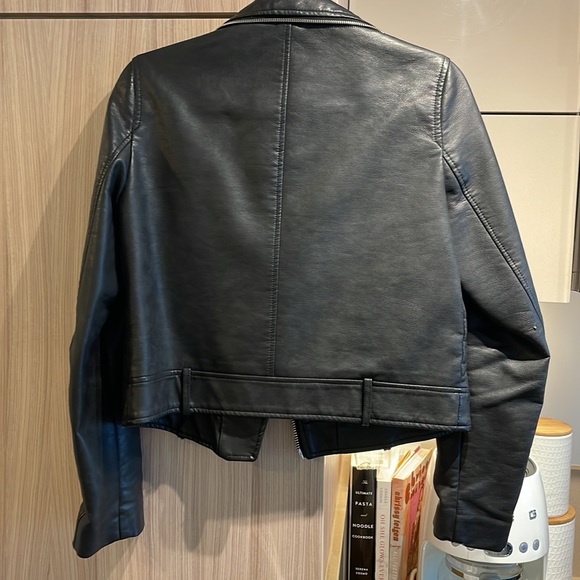 Zara Leather Coat - Picture 5 of 7